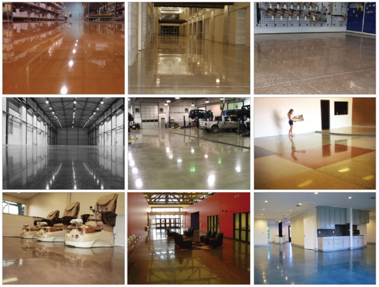polished concrete examples