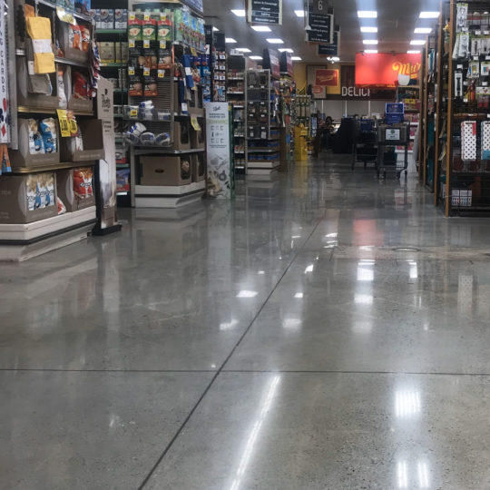 kroger polished concrete floor