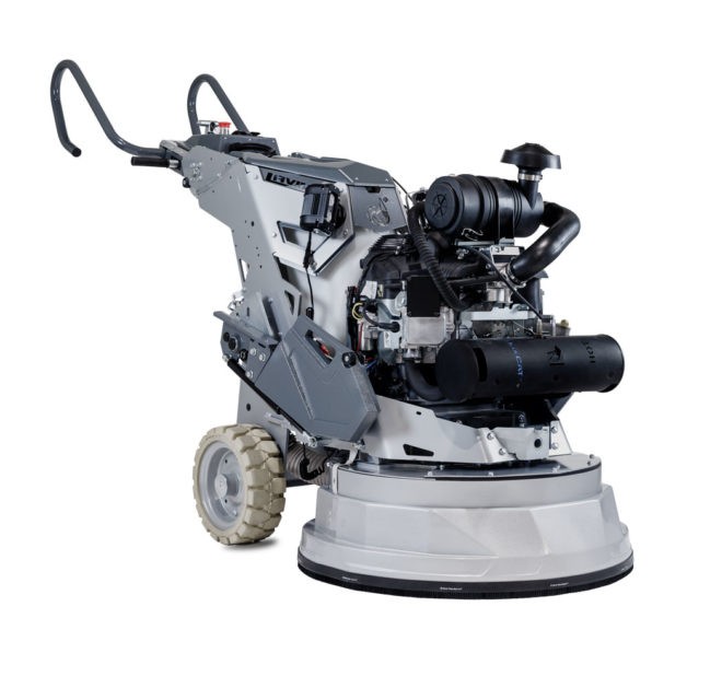 new 30 Lavina S7 propane grinder and polisher with Vanguard engine, left side