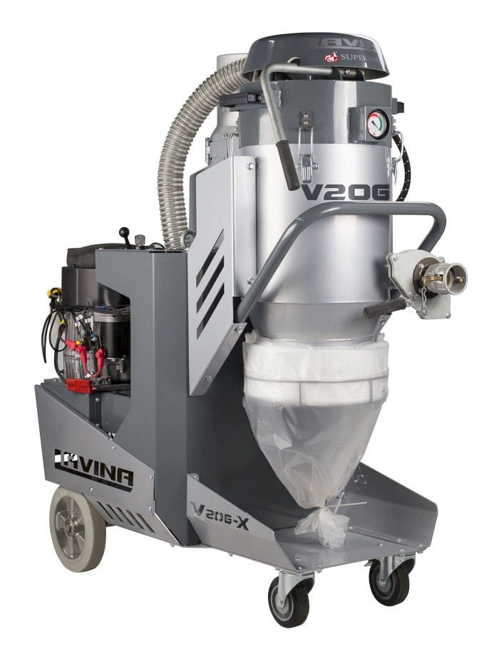 v20g-x propane vacuum for small grinders