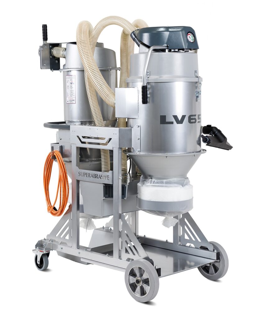 lv650 vacuum concrete dust collector with pre separator