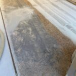 hard concrete grinding with Lavina black cap cutters