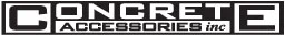 concrete accessories logo