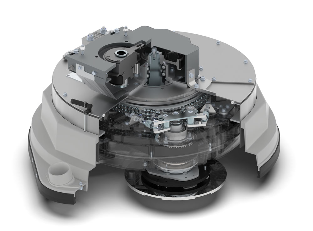 S7 grinding head view